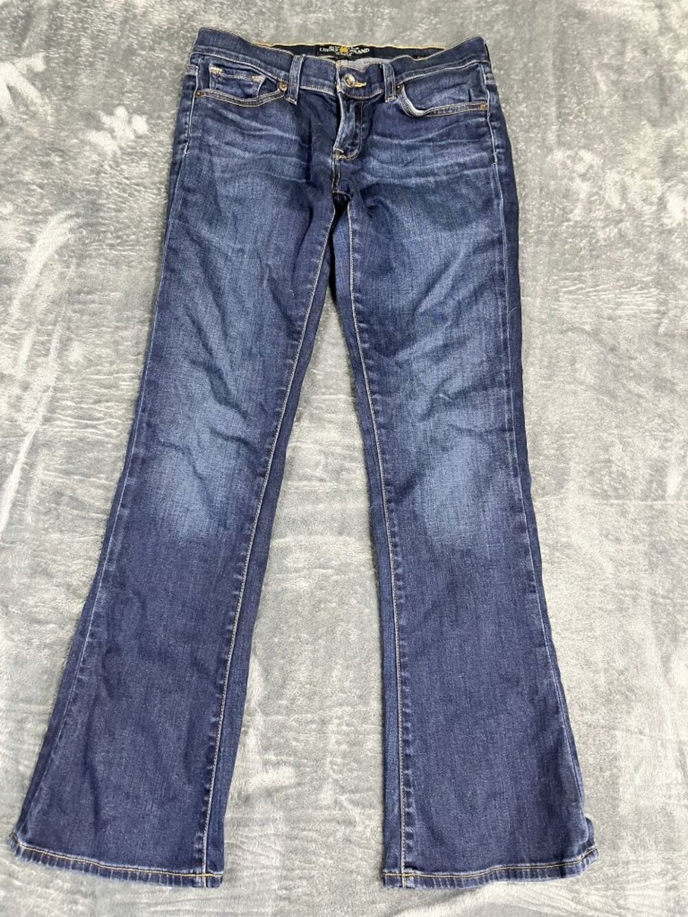 Lucky Brand Charlie Baby Boot Womens Jeans 4/27 Ankle Medium Wash